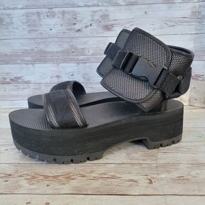 Teva Indio Jewel black platform sandals 1094114